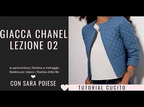 tutorial giacca chanel|Giacca Chanel: lezione 02 .